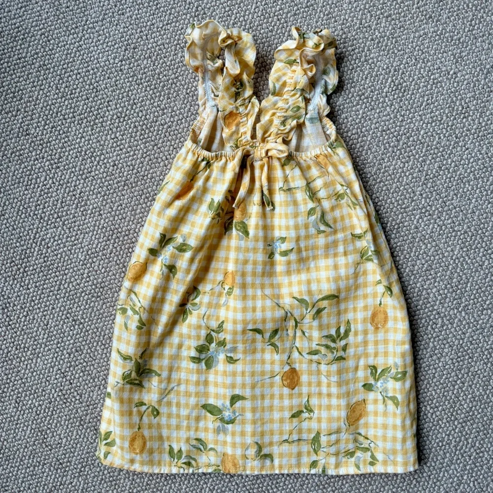 Reformation Kids Ametrine Linen Dress - Picture 3 of 6